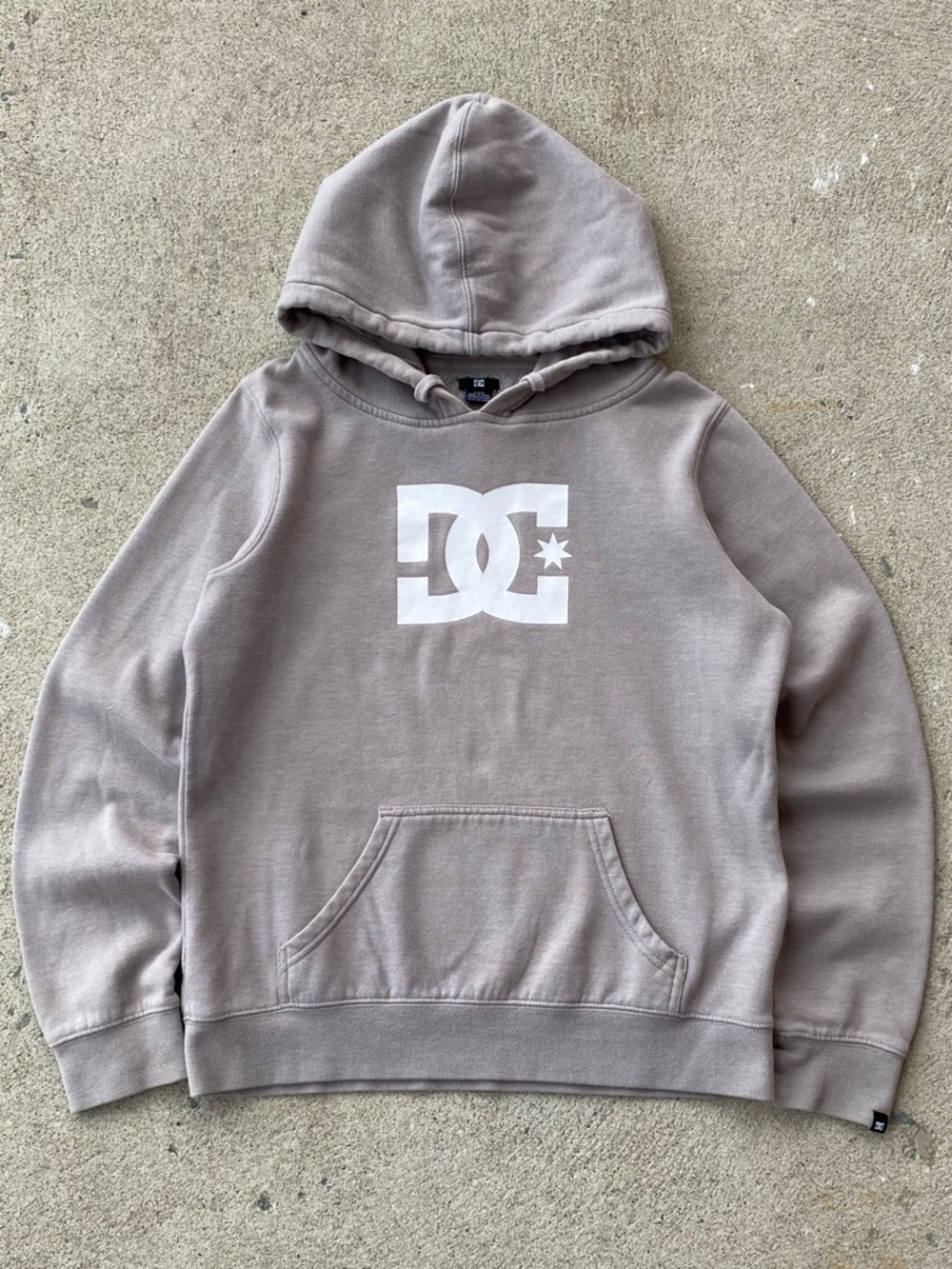 Y2k Grey DC Shoes Hoodie